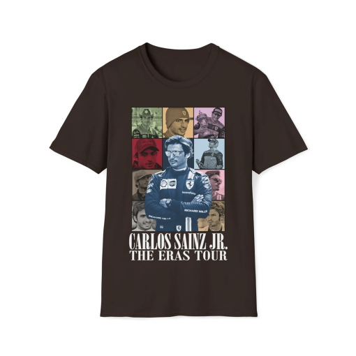 Carlos Sainz Jr The Eras Unisex Softstyle T-Shirt