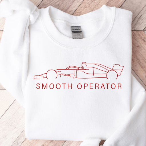 Midweight Sainz Smooth Operator Black Hoodie | Sweatshirt Formula Fan | Racing Fan Gift | Race inspired Gift | Carlos Sainz 55 hoodie | F1