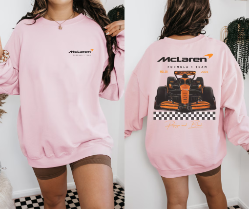 Mclaren 2024 Formula One Crewneck Unisex Sweatshirt Heavy Blend™ Sweatshirt Gift F1 Lando Norris Oscar Piastri F1 Inspired Racing Clothing