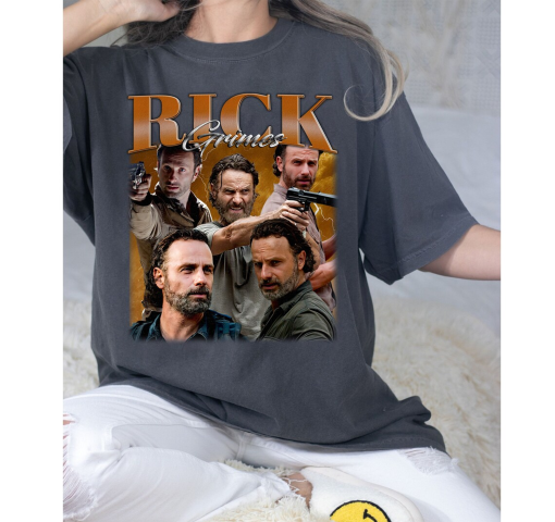 Rick Grimes T-Shirt, Rick Grimes T-Shirt, Rick Grimes Unisex, Unisex T-Shirt, Hip hop Graphic, Trendy T-Shirt, Retro T-Shirt