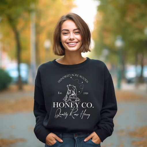 Vintage Hundred Acre Woods Honey Co Sweatshirt, Retro Winnie the Pooh Est 1926, Winnie the Pooh hoodie