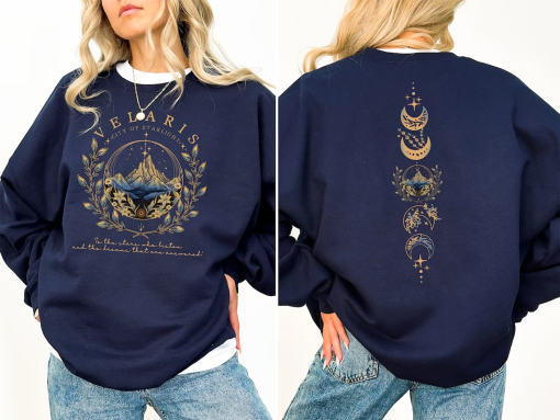 Velaris Sweatshirt The Night Court Velaris City of Starlight Sweater Acotar shirt