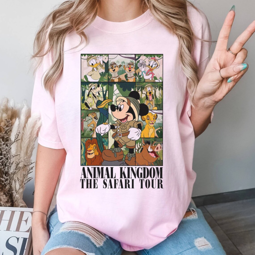 Disneyland Animal Kingdom The Safari Tour Shirt, Animal Kingdom Safari Shirt, Mickey and Friend Safari Mode Shirt, Disneyland Trip Shirt