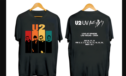 90s Vintage Achtung Baby Tour 2024 U2 Band TShirt, U2 Live At Sphere T-Shirt