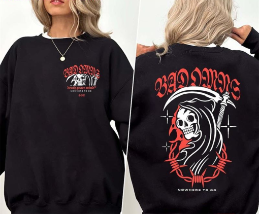 Bad Omens 2Side Sweatshirt Tour 2024 Merch The Concrete Forever Hoodie T-Shirt