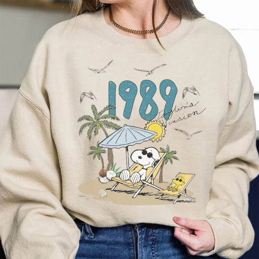 1989 Taylor Version Snoopy Shirt, Snoopy Shirt, Swift Eras Tour Snoopy Sweatshirt,