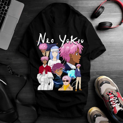 Neo yokio anime Unisex Shirt anime, neo yokio, kaz kaan, neo, yokio