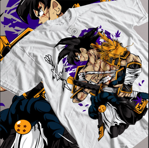 Goku T-Shirt Trunks Dragon Ball Z Gohan Vegeta Broly Anime Shirt