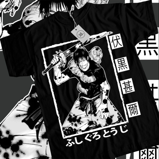 Jujutsu Kaisen Toji Fushiguro,Toji with sword,Satoru Gojo,Anime Unisex T-shirt