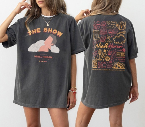 Niall Horan The Show Live On Tour 2024 Two Sides Shirt, Retro Niall Horan Art Tour 2024 Shirt, Niall Horan Music Tour Shirt, Gift for Fans