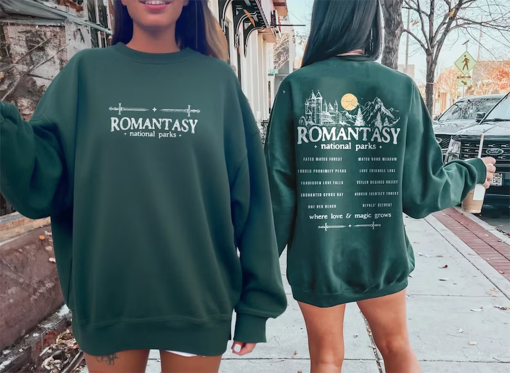 Romantasy Reader Sweatshirt | Fantasy Romance Reader Merch, Bookish Merch, Book Tropes Shirt, Romance Reader, ACOTAR, Fourth Wing, FBAA Gift