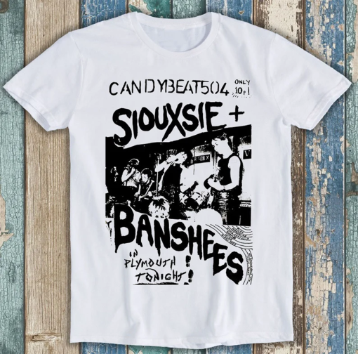 Siouxsie and the Banshees Candy Beat Poster Retro Gift Tee T Shirt