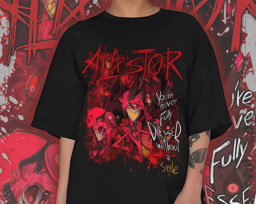 Alastor Hazbin Hotel Shirt, Hazbin Hotel Fan Shirt, Hazbin Hotel Movie Shirt, Alastor Unisex T-shirt Sweatshirt Hoodie