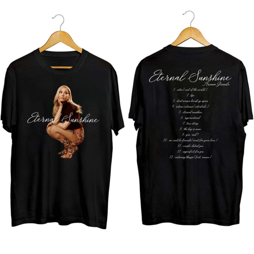 Ariana Grande 2024 Eternal Sunshine Tracklist Shirt, Ariana Grande New Album, AG7 Shirt, Ariana Grande Fan Gift, Ariana Grande Merch