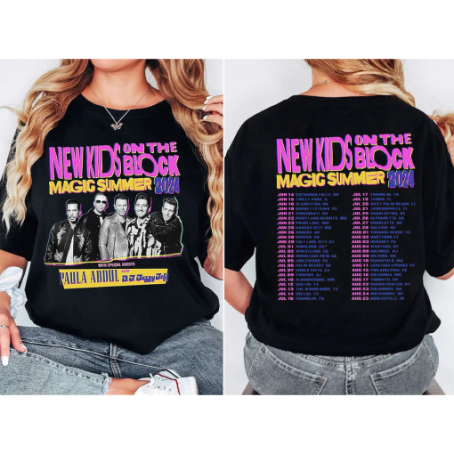 New Kids on the Block The Magic Summer Tour 2024 Shirt, New Kids on the Block Fan Shirt, New Kids on the Block Shirt, NKOTB 2024 Tour Shirt