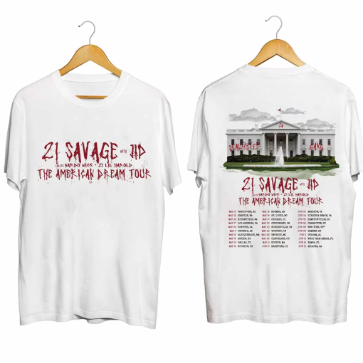 21 Savage – The American Dream Tour 2024 Shirt, 21 Savage Fan Shirt, 21 Savage 2024 Concert Shirt, The American Dream 2024 Concert Shirt