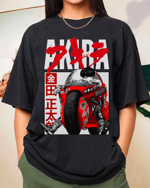 Retro Akira motor bike – shirt