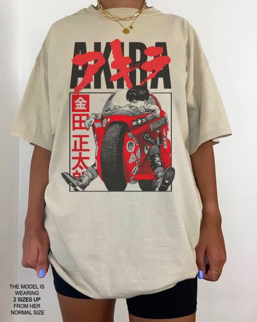 Retro Akira motor bike – shirt