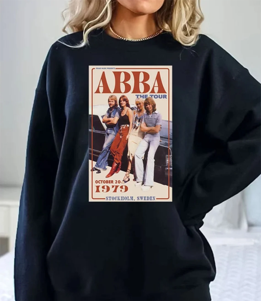 The A.BB.A Shirt, The A.BB.A Hoodie, The A.BB.A Sweatshirts, A.B.B.A Tour 1979 Shirt, Pop Music Shirt, Pop Disco Tee, Pop Rock T-Shirt