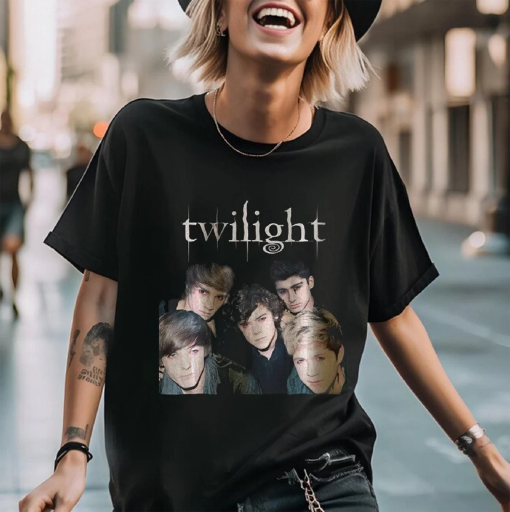 1D TwiIight Shirt, The Twilight Saga Edward Cullen Unisex Shirt, Bella Where The Hell Have You Been, Harry Style Loca, Movie Halloween Shirt