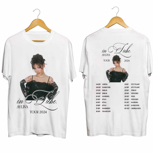 Ayliva In Liebe Tour 2024 Shirt, Ayliva Fan Shirt, In Liebe 2024 Concert Shirt, Ayliva Fan Gift