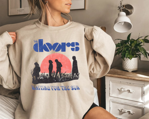 The Doors Waiting For The Sun Shirt-the doors shirt,the doors t shirt,the doors tee shirt,vintage shirt,vintage band shirt,vintage band tee