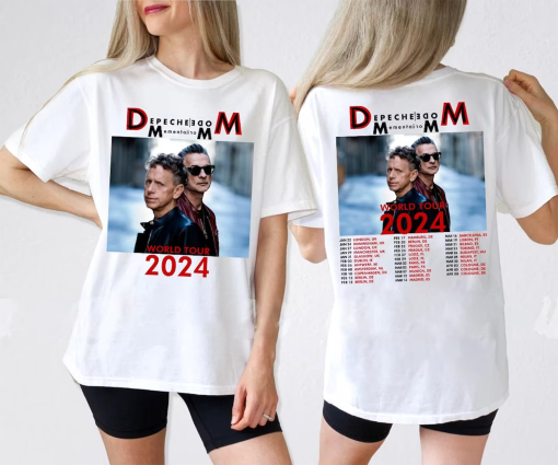 2024 Depeche Mode Memento Mori World Tour T-Shirt, Depeche Mode Tour 2024 T-Shirt, Memento Mori World Tour 2024 Shirt, Rock Tour Tee Shirt