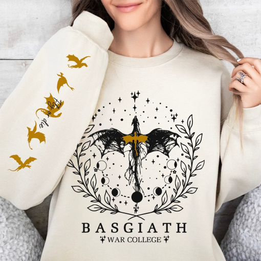 Fourth Wing Sweatshirt, Basgiath War College, Dragon Rider, Violet Sorrengail, Xaden Riorson, Riders Quadrant, Fantasy reader, Bookish Shirt