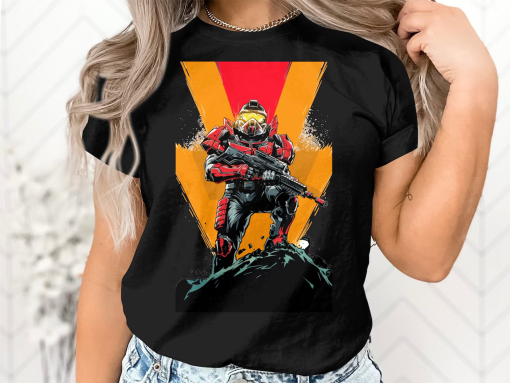 Helldivers 2 Game Inspired T-Shirt, Soldier Graphic Tee, Gaming Apparel, Cool Space Marine Design, Unisex Cotton Shirt