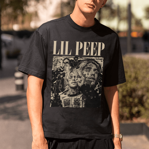 Lil Peep  Unisex T-Shirt – Rap Music Tee – Cry Baby Album Shirt – Printed Art For Gift