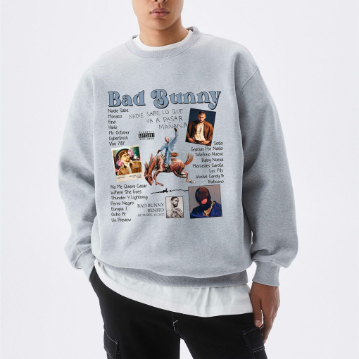 Bad Bunny Song Tracklist – Sweatshirt