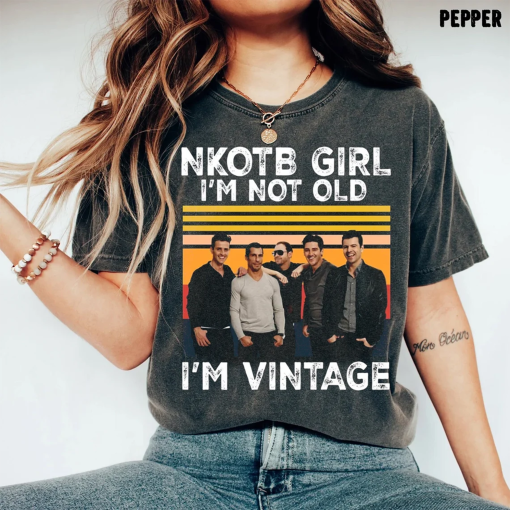 Vintage NKOTB Girl Shirt, Vintage Girls Shirt, New K.ids On The Blo.ck Shirt, NKOTB Tee, Classic Rock Concert, Tee Tour 2024