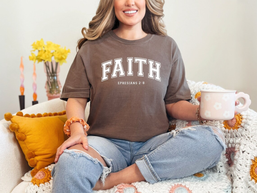 Faith Shirt, Christian T-shirt, Ephesians 2:8, Faith Shirt, Easter Shirt