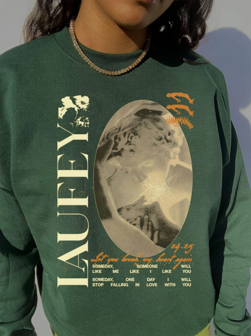 Laufey Let You Break My Heart Again Retro Sweatshirt