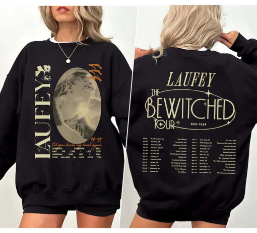 Retro Laufey Tour Sweatshirt, Laufey Tour Shirt, Gift For Fans Shirt