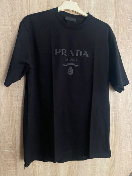 Prada raised-logo T-shirt