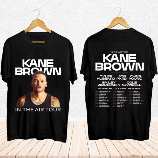 Kane Brown In The Air Tour 2024 Shirt, Kane Brown Fan Shirt, Kane Brown 2024 Concert Shirt, In The Air Concert Shirt For Fan