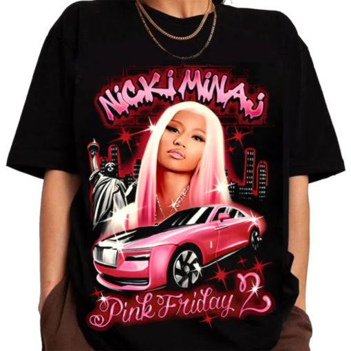 2024 Nicki Minaj Tour, Nicki Minaj Pink Friday 2 Concert, Nicki Minaj Fan Gift, Nicki Minaj, Rapper Nicki Mina T-Shirt