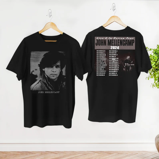 John Mellencamp 90s Vintage Shirt, John Mellencamp Live And In Person Tour 2024 Shirt, John Mellencamp Merch, John Mellencamp Fan Gift Shirt