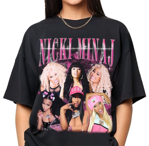 Nicki Minaj Nicki Minaj Tshirt Rapper Homage Graphic Shirt Unisex Tshirt Crew Sweatshirt Hooded