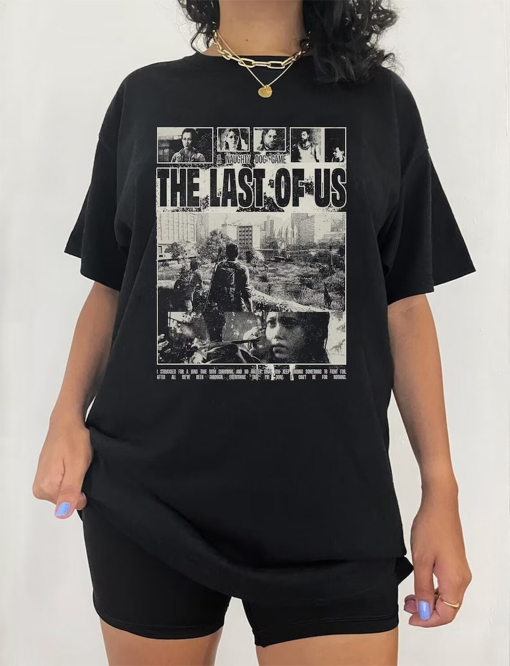 The Last of Us poster Shirt, Last Of Us Movie Shirt, The Last Of Us Vintage 90s Y2K, Infected Zombie Gift For Fan