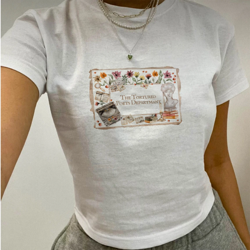 The Tortured Poets Department Inspired crop  top, Gift for Swiftie