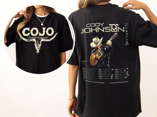 Cody Johnson Tour 2024 Shirt, Country Music Cojo Unisex Shirt, Cody Johnson Concert 2024, Cojo Country Music Shirt