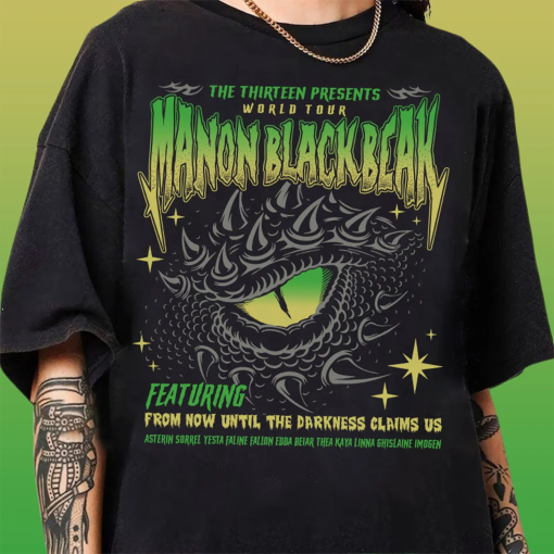 Comfort Colors® Manon Blackbeak Shirt, Throne of Glass Shirt, Sarah J Maas Merch, Rowan Whitethorn, Crescent City, The Thirteen T-shirt