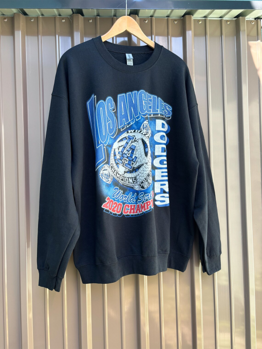 Vintage Style Los Angeles Graphic Sports Crewneck Sweater