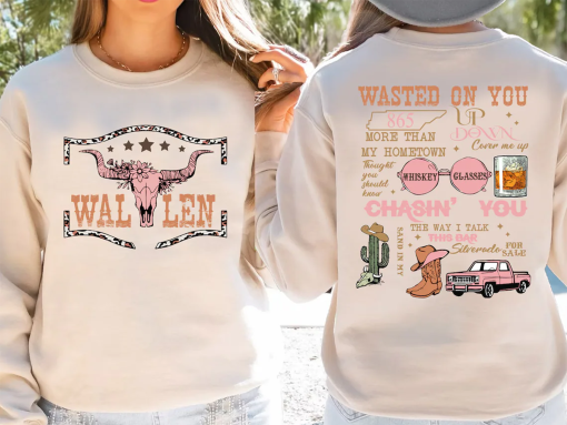 Wallen Western Sweatshirt, Retro Wallen Western Sweatshirt, Cowboy Girl Sweat, Country Music Crewneck – DREAM404