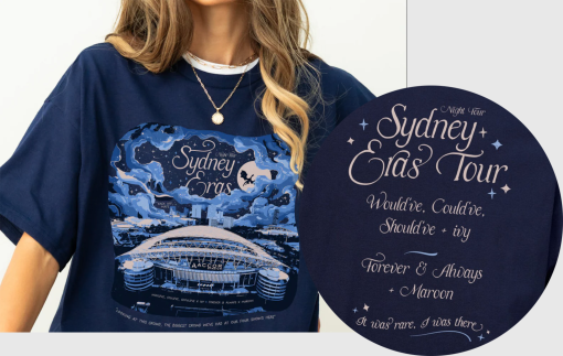 Night Four Sydney Eras Tour Tee — AUS & NZ