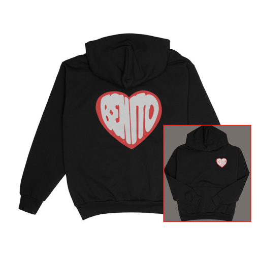 BENITO HEART Los Angeles Exclusive Merch Hoodie Bad Most Wanted Bunny 2024 Sweater MWT