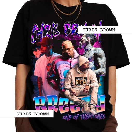 Vintage Chris Brown T-Shirt, Chris Brown Tee, Chris Brown Hip Hop Shirt, Chris Brown Homage 90s Graphic Tee, Hiphop Tee, Gift For Fan