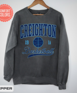 Creighton Basketball Vintage Style Comfort Colors Sweatshirt,Creighton…